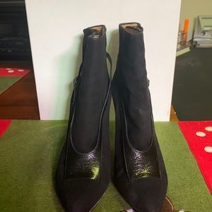 Maison Martin Margiela Black Suede Bootie